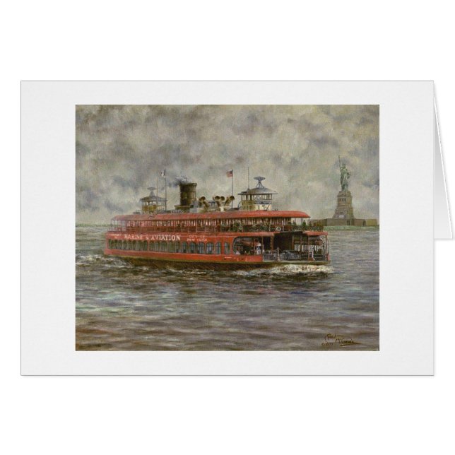 Paul McGehee "The Staten Island Ferry" Card (Front Horizontal)