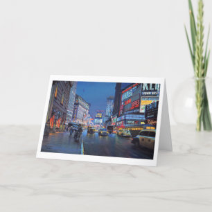 Paul McGehee "Times Square - 1954" Note Card