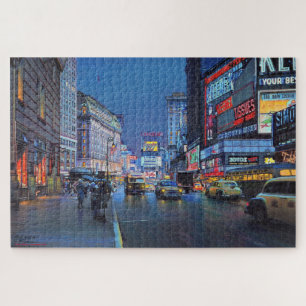Paul McGehee "Times Square in 1954" Puzzle