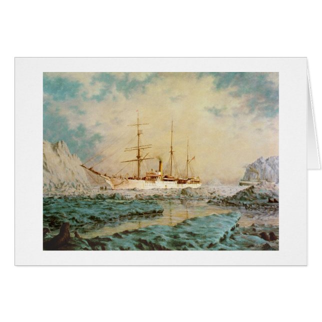 Paul McGehee "USRC "Bear" in Alaskan Waters" Card (Front Horizontal)