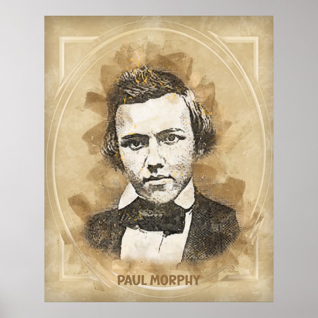 Paul Morphy, chess player Poster (Front)