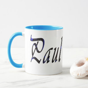 Paul Name Boys Logo, Mug
