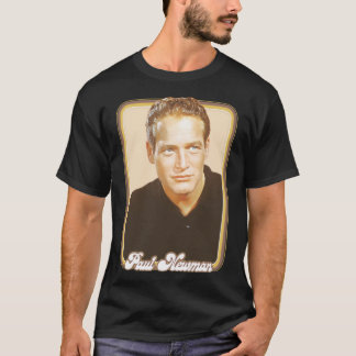Paul Newman Retro Aesthetic Fan Art Design T-Shirt