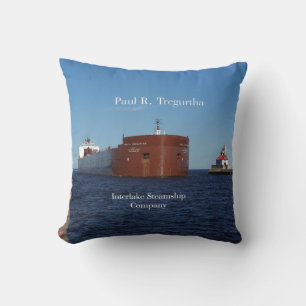 Paul R. Tregurtha double sided square pillow