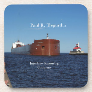 Paul R. Tregurtha Duluth 6 hard plastic coasters