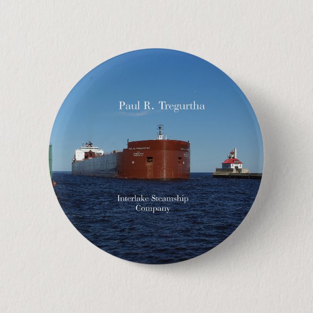 Paul R. Tregurtha Duluth button (Front)