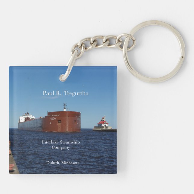 Paul R. Tregurtha Duluth key chain (Back)