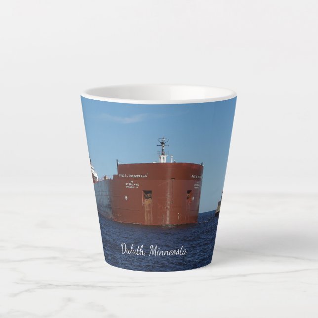 Paul R. Tregurtha Duluth latte mug (Front)