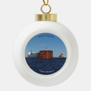 Paul R. Tregurtha entering Duluth, MN ornament