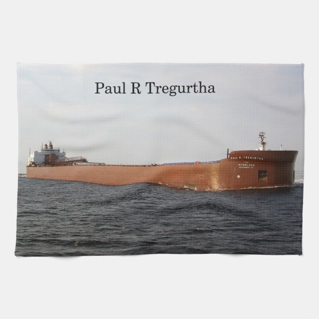 Paul R. Tregurtha kitchen towel (Horizontal)