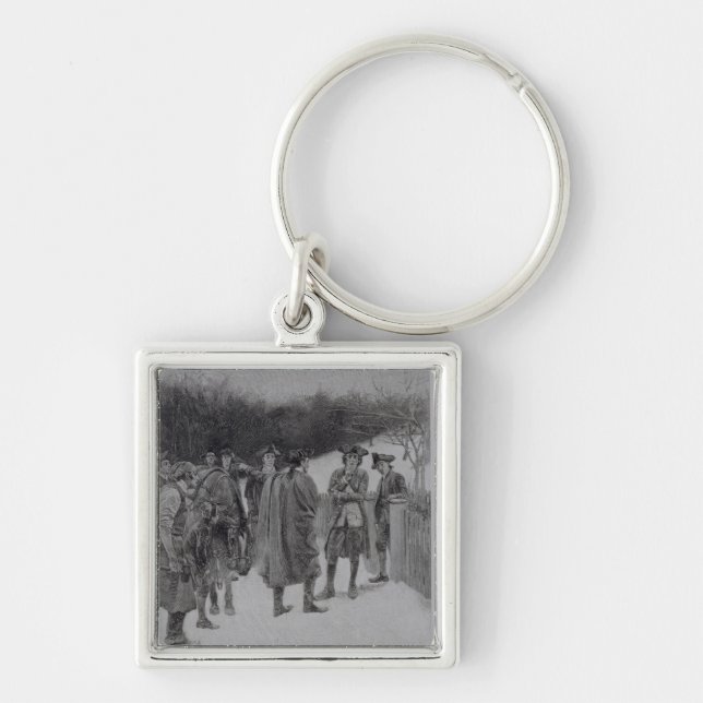 Paul Revere Bringing News to Sullivan Key Ring (Front)