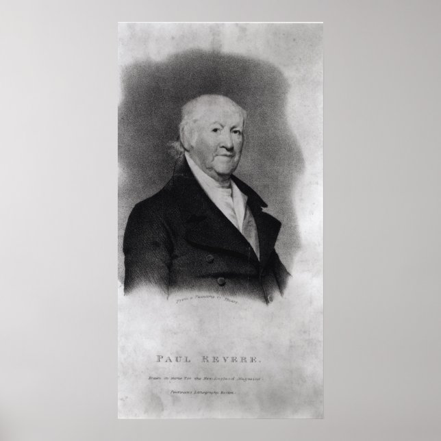 Paul Revere, from 'The New England Magazine' Poster (Front)
