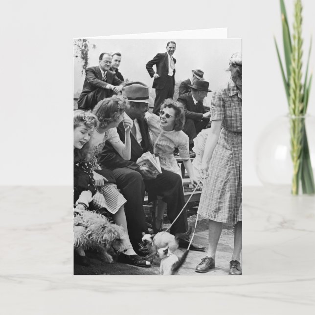 Paul Robeson and Friends, 1940s Card (Front)