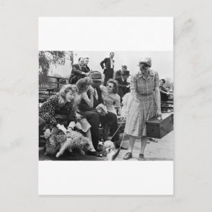 Paul Robeson and Friends, 1940s Postcard