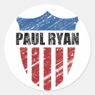 Paul Ryan Classic Round Sticker