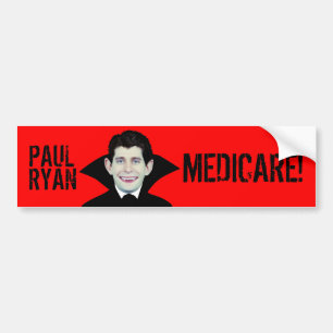Paul Ryan Loves Medicare Bumper Sticker