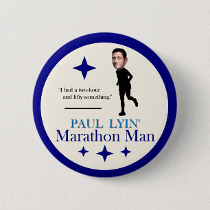 Paul Ryan Marathon Man 6 Cm Round Badge