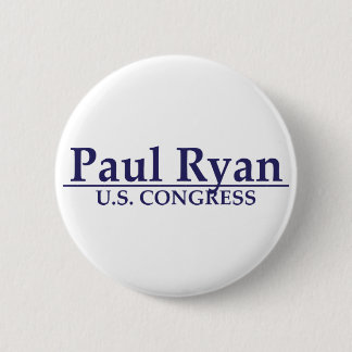 Paul Ryan U.S. Congress 6 Cm Round Badge