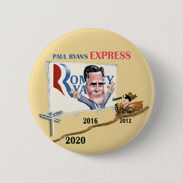 Paul Ryan's Express 6 Cm Round Badge (Front)