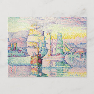 Paul Signac - Antibes, The Brigantines Postcard