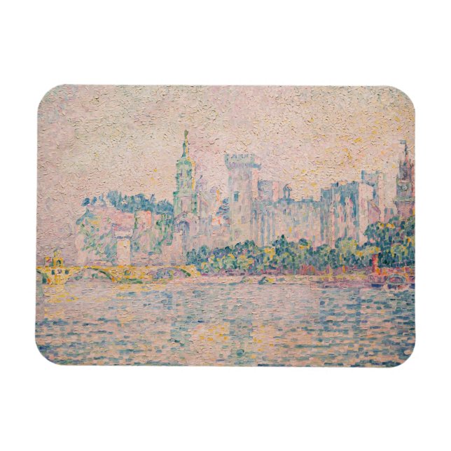 Paul Signac - Avignon, Morning Magnet (Horizontal)