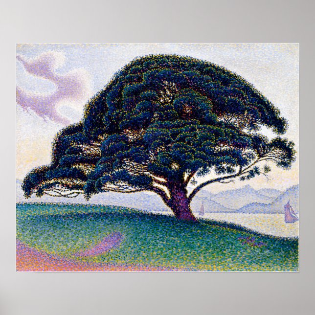 Paul Signac Bonaventure pine CC1265 Pointillism XL Poster (Front)