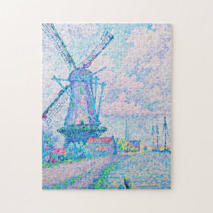 Paul Signac - Canal Of Overschie Jigsaw Puzzle