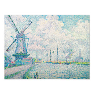 Paul Signac - Canal of Overschie Photo Print