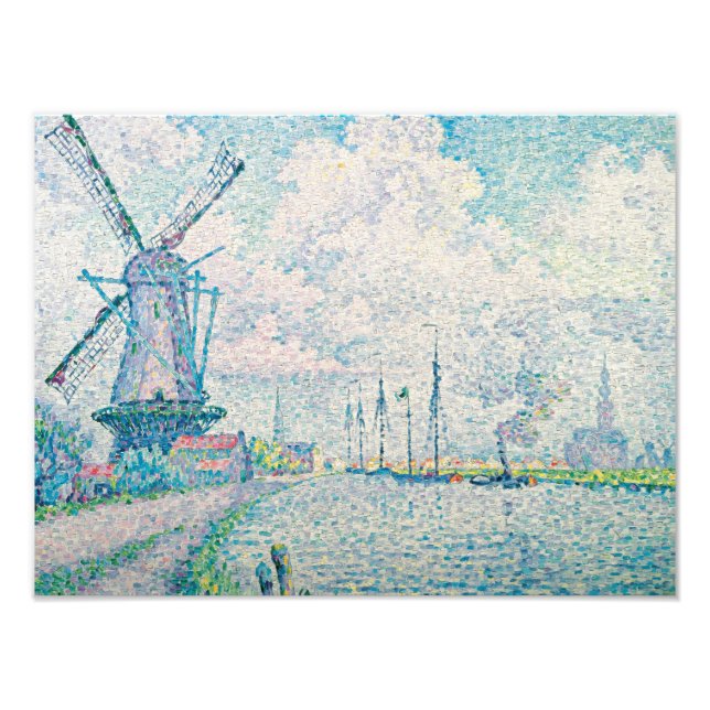 Paul Signac - Canal of Overschie Photo Print (Front)