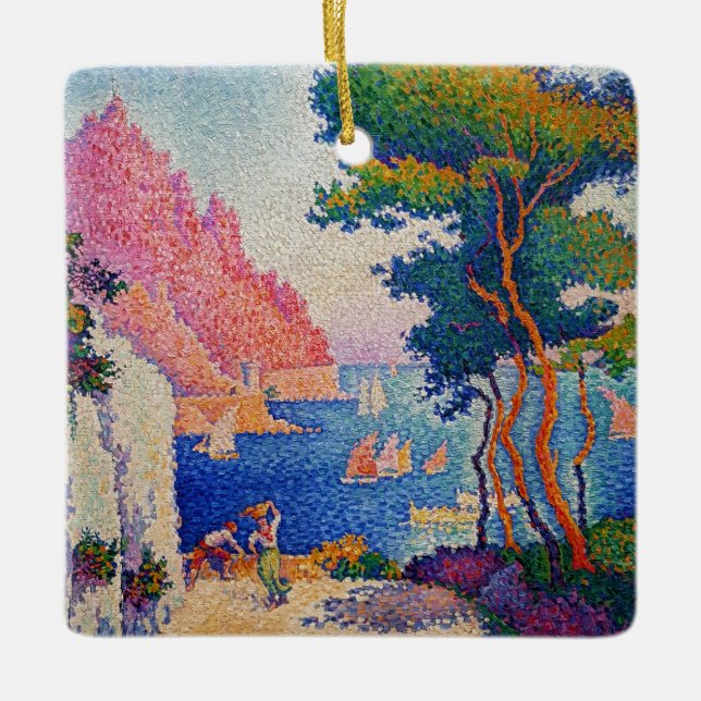 Paul Signac - Capo di Noli Ceramic Ornament (Front)