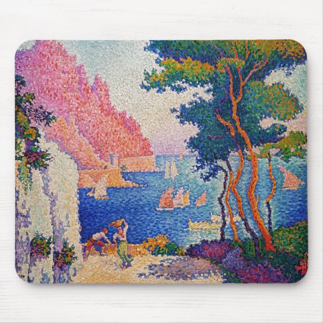 Paul Signac - Capo di Noli Mouse Pad (Front)