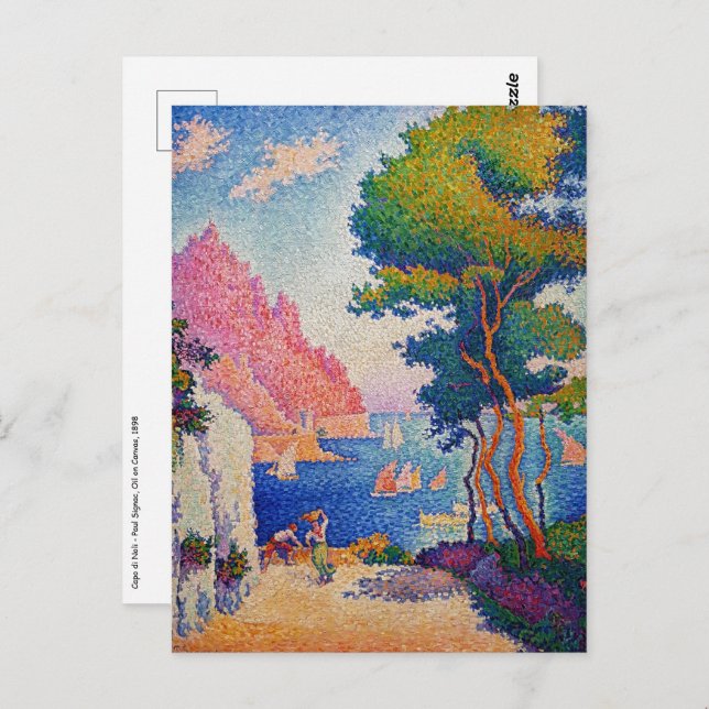 Paul Signac - Capo di Noli Postcard (Front/Back)