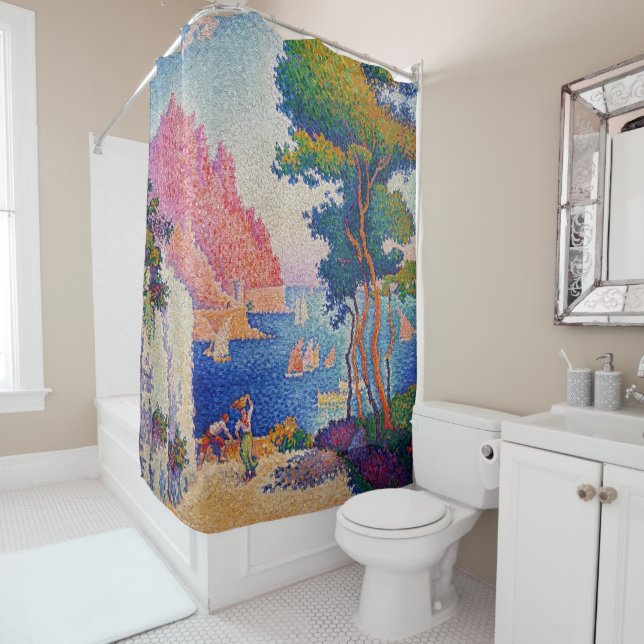 Paul Signac - Capo di Noli Shower Curtain (In Situ)