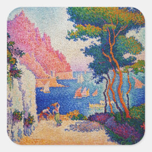 Paul Signac - Capo di Noli Square Sticker