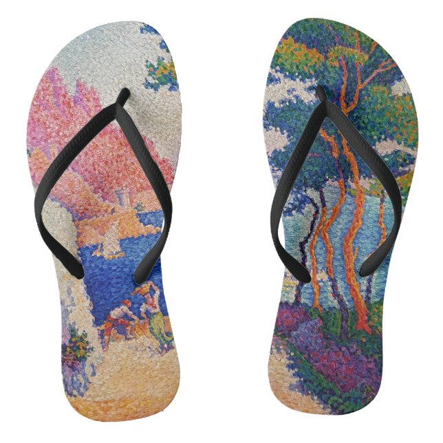 Paul Signac - Capo di Noli Thongs (Footbed)