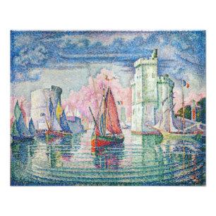 Paul Signac - Entrance of La Rochelle Harbour Photo Print