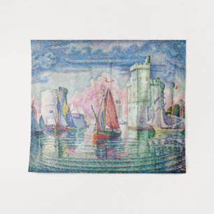 Paul Signac - Entrance of La Rochelle Harbour Tapestry