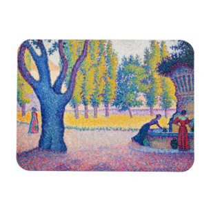 Paul Signac - Fountain des Lices, Saint-Tropez Magnet