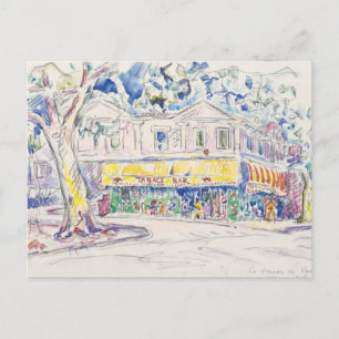 paul signac maison de van gogh arles 1933 postcard
