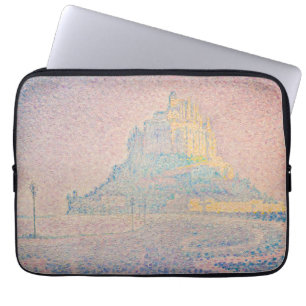 Paul Signac - Mont Saint Michel, Fog and Sun Laptop Sleeve