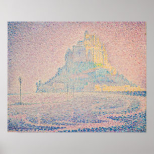 Paul Signac - Mont Saint Michel, Fog and Sun Poster