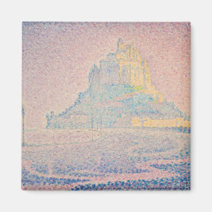 Paul Signac - Mount Saint Michel Fog and Sun Magnet