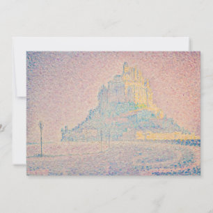Paul Signac - Mount Saint Michel Fog and Sun Thank You Card