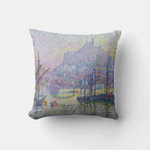 Paul Signac - Notre-Dame-de-la-Garde, Marseille Cushion
