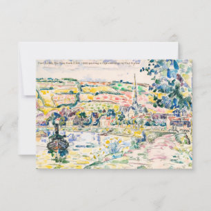 Paul Signac-Petit Andely-The River Bank 1920-1929 Card