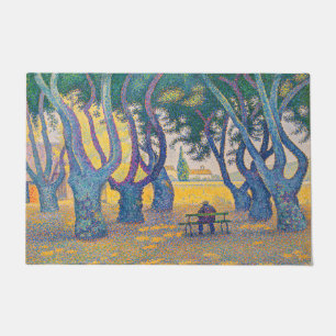 Paul Signac - Place des Lices, Saint-Tropez Doormat