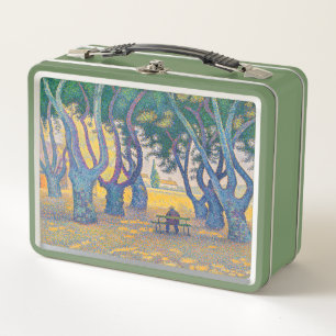 Paul Signac - Place des Lices, Saint-Tropez Metal Lunch Box