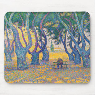 Paul Signac - Place des Lices, Saint-Tropez Mouse Pad