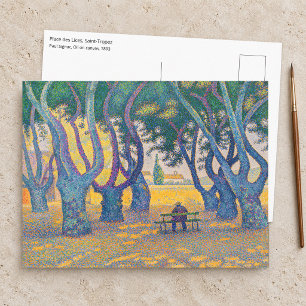 Paul Signac - Place des Lices, Saint-Tropez Postcard