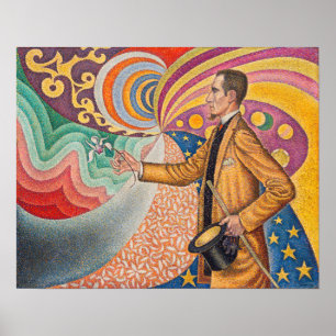 Paul Signac - Portrait of M Felix Feneon, Opus 217 Poster